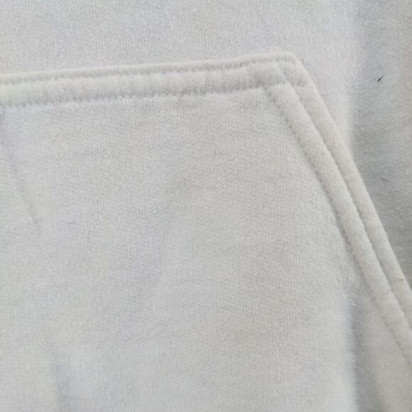 Siesta Key FL Hoodie Sweatshirt Mens Medium Pullover White Polycotton Blend - Picture 10 of 14